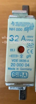 퓨즈 NH000 32A 500V 2000004 gR / 25A 50A 63A 80A 100A