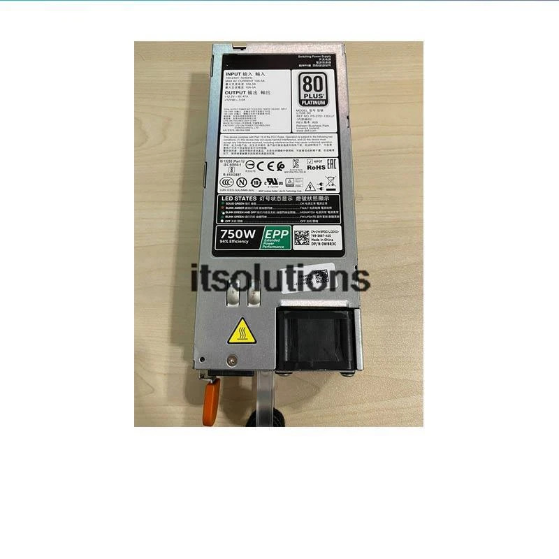 서버 전원공급장치 E750E-S1 델 R730XD R730 R630 0XW8W Y9VFC 5RHVV