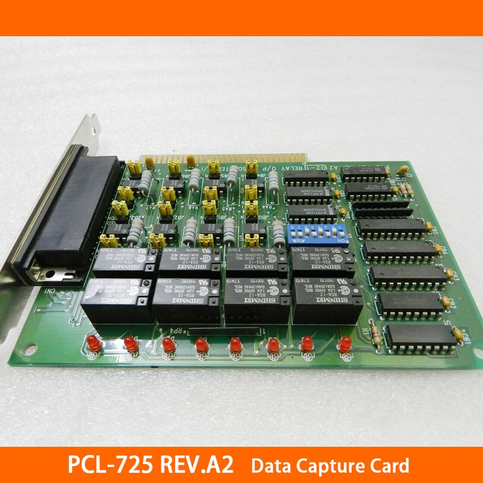 PCL-725 REV.A2 어드밴텍 데이터 캡처 카드 ISA 8 릴레이 출력 I/O