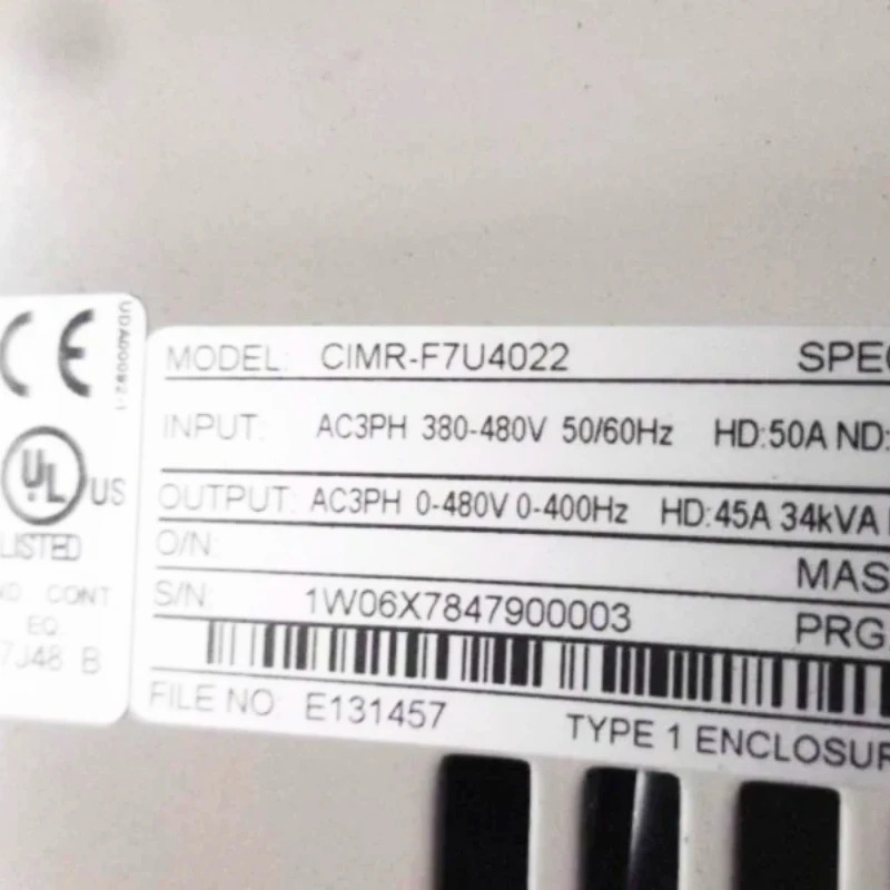 새 Yaskawa CIMR-F7U4022 인버터