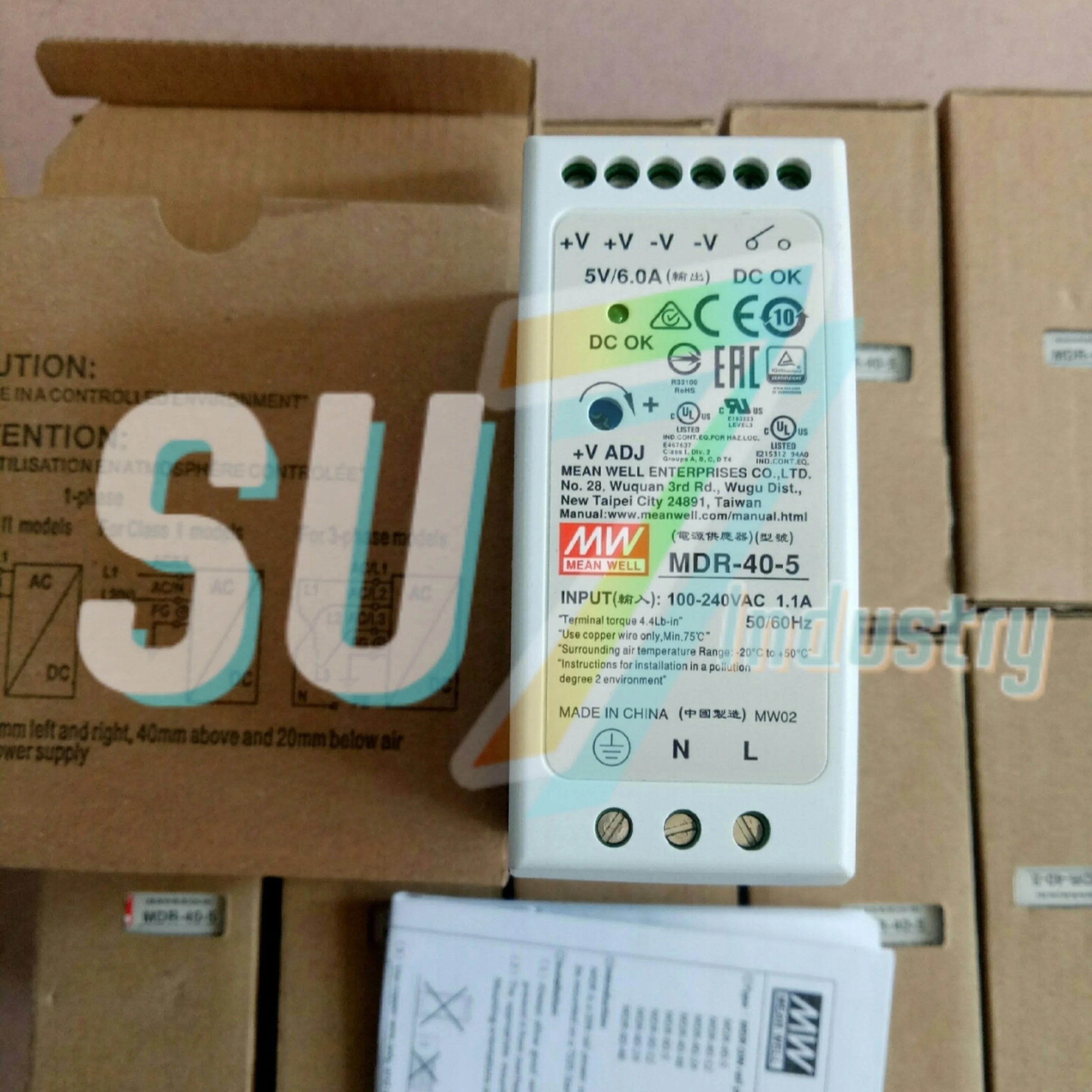 Mean Well MDR-40-48 MDR-40-5 스위치 전원공급장치 내 새