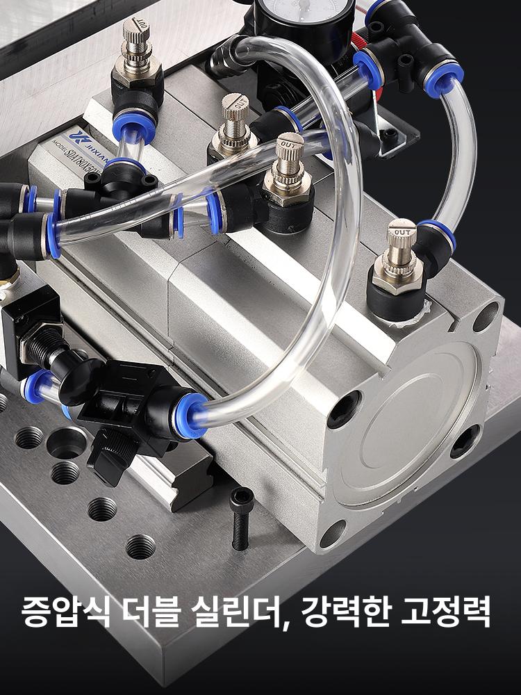 탁상용 고정바이스 밀링 공작물 공작용 나사 고정클램프 고정장치 직각 만력기 - 상세 이미지 3