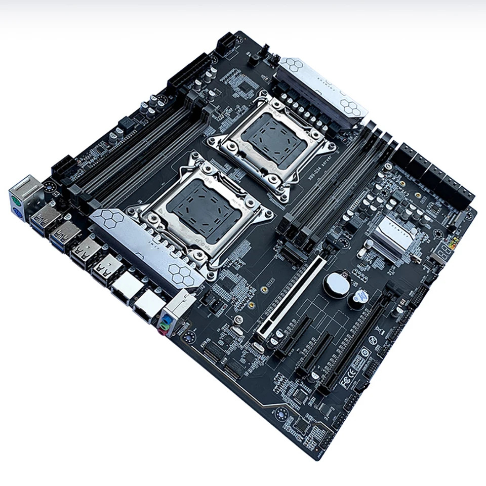 JGINYUE X99-D34 X99 양방향 E- LGA 2011-3 256G DDR3 x 3 DDR4 4 데스크탑 마더보드