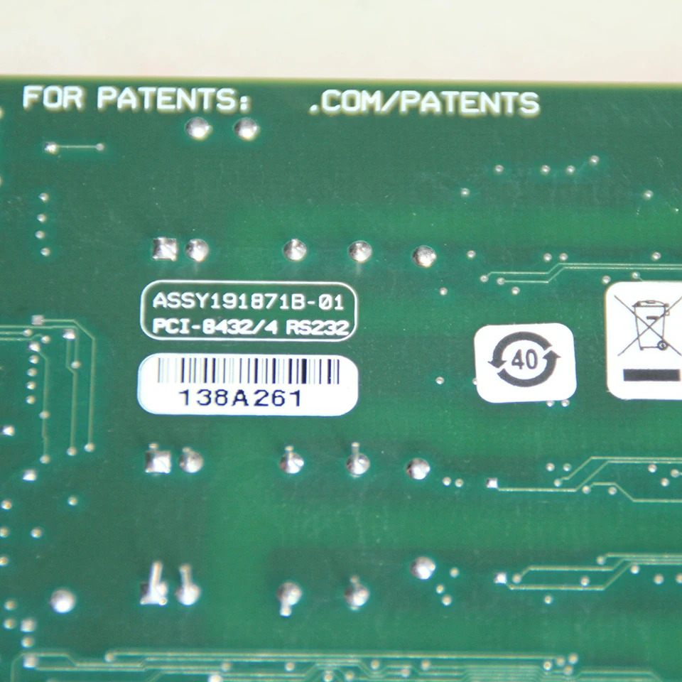 NI 산업카드 PCI-8432/4 RS232 ASSY191871B-01