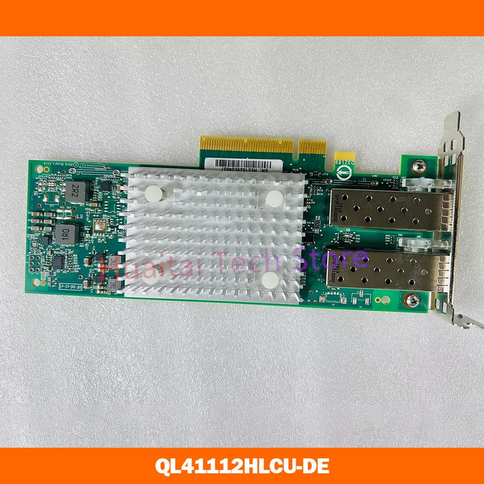 DELL기가비트 듀얼 포트 광섬유 네트워크 어댑터 QL41112HLCU-DE 807N9 C5RNH 5252W