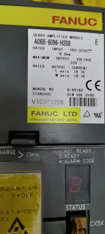 A06B-6096-H208 FANUC 서보 드라이브 모듈 CNC 컨트롤러용