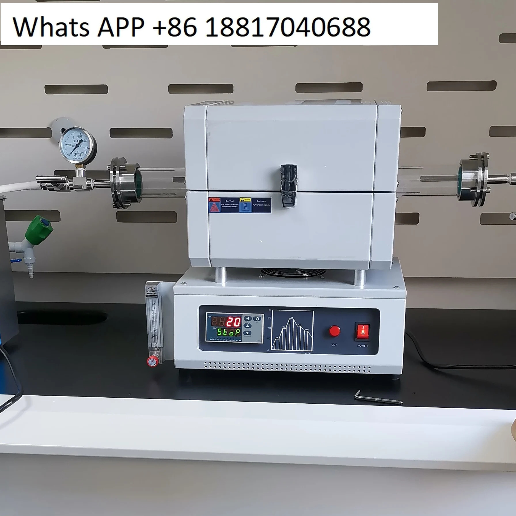 소형 진공 대기로 튜브로 JC-T1200/1400/1600 파이프 직경  30/40/50
