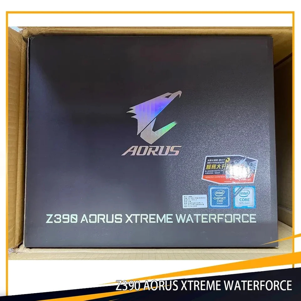 기가 바이트호환 Z390 AORUS XTREME 워터포스 마더보드 LGA1151 DDR4 128GB E- 신