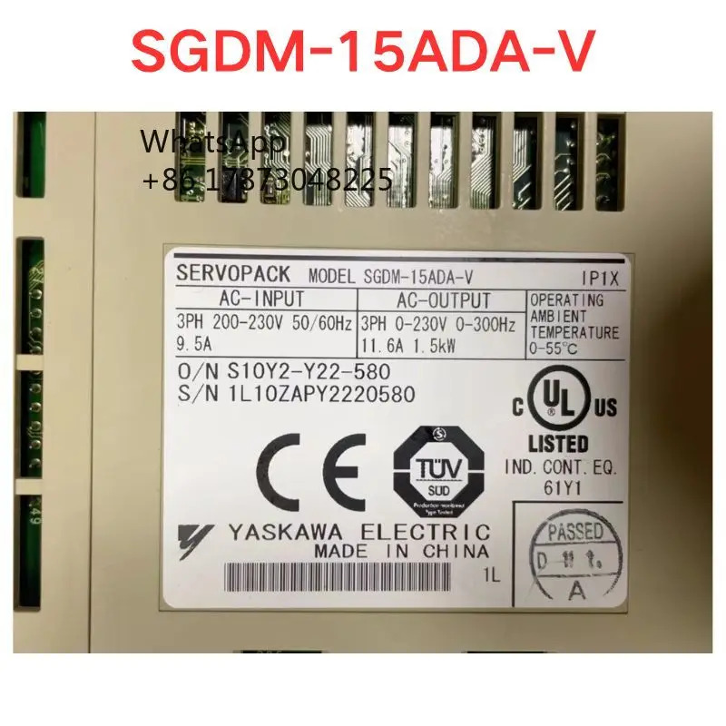 리퍼 SGDM-15ADA-v 서보 드라이버 기능 OK