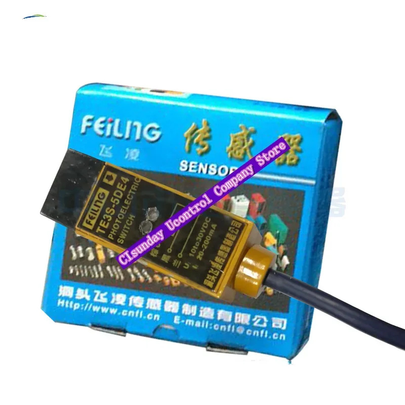 촬영 타입 광전스위치 NPN 보통 오픈 스퀘어 센서 TE3S-5LTE3S-5DE4 필링 신