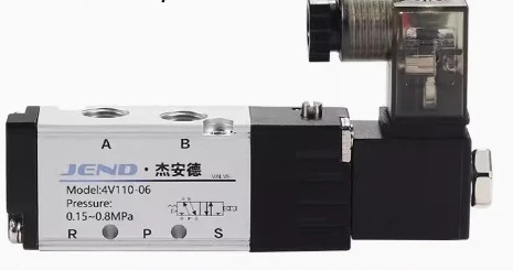 JEND 공압 솔레노이드 밸브 4V110-06 4V210-08 4V310-08 DC24V AC220V 4V310-10 4V410-15