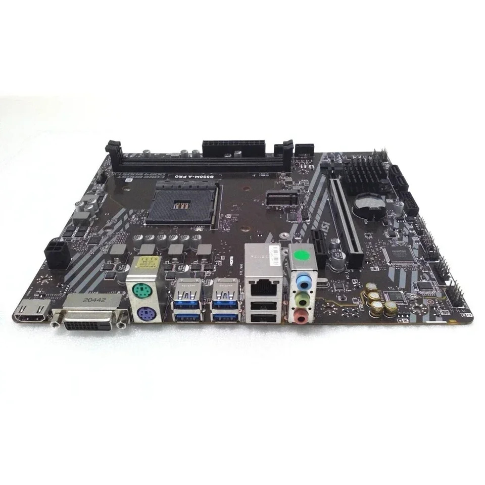 B550M-A PRO 마더보드 AM4 DDR4 64G SATA3 M.2 PCI-E4.0 USB 3.2 Gen1 마이크로 PC 지지대 3 세대