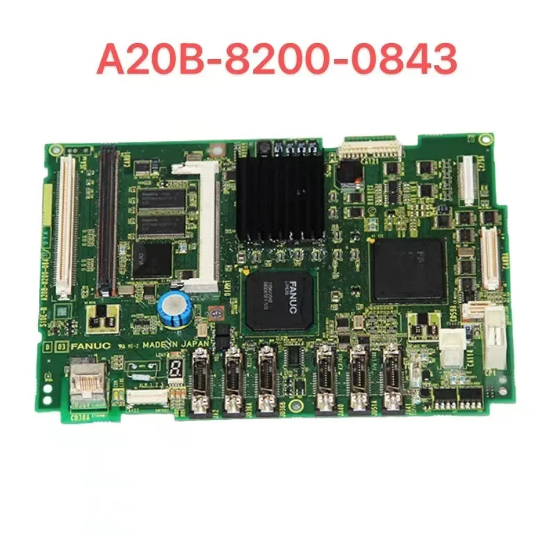 FANUC 카드 A20B-8200-0843 마더보드 PCB 회로 기판 CNC 시스템 컨트롤러리퍼 완료