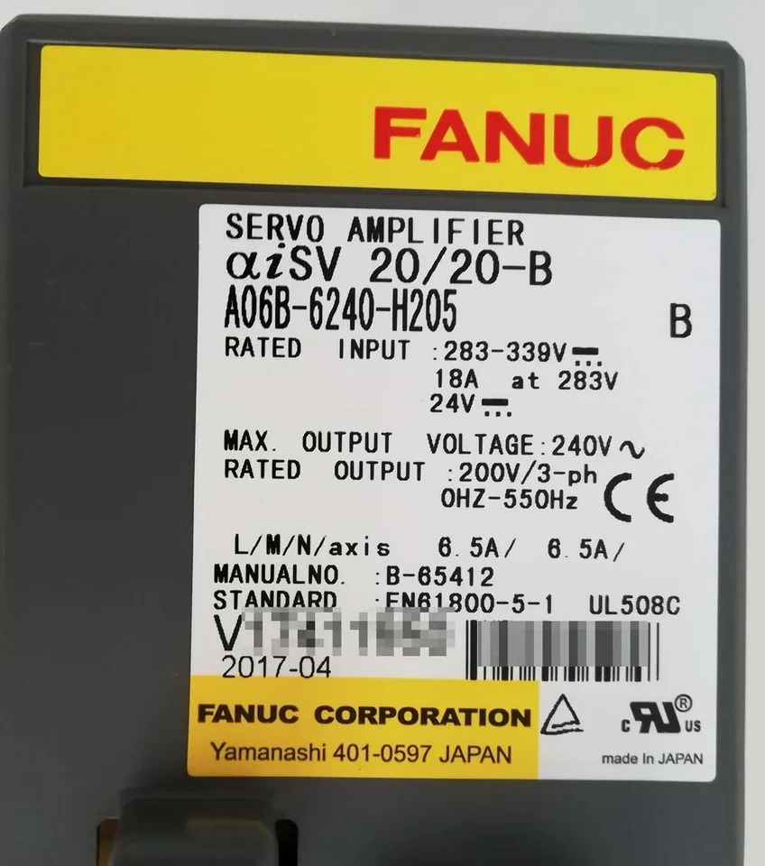 A06B-6240-H205 FANUC 서보 CNC 시스템용