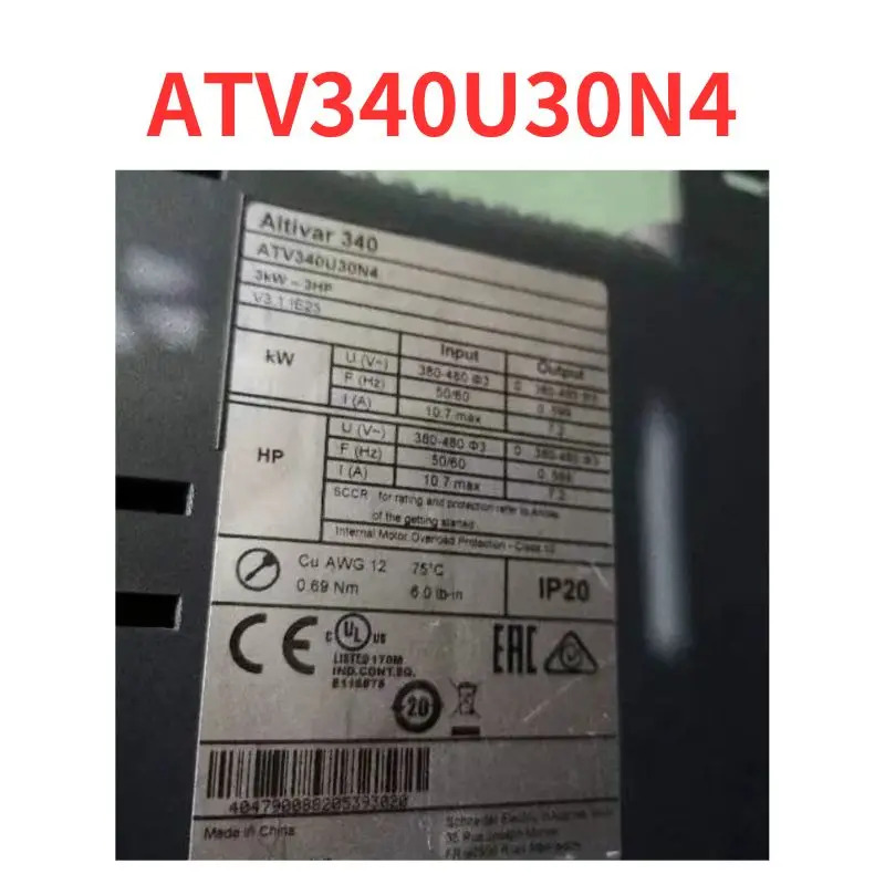 리퍼 완료 주파수 변환기 신 ATV340U30N4