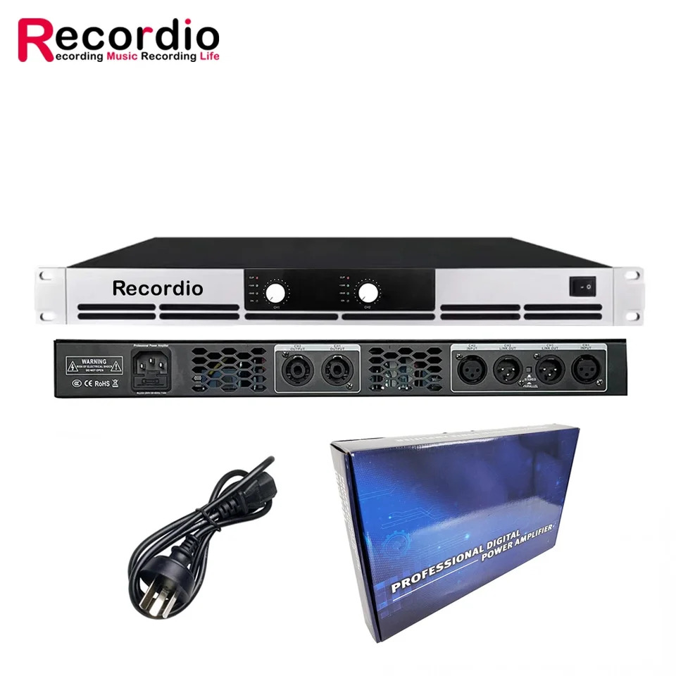 GAP-G12000 프로 디지털 파워 홈 오디오 랙 마운트 스테레오 1200W x 2 1U D 사운드