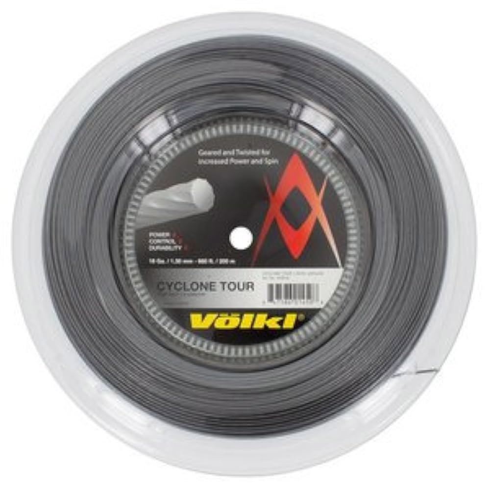 VOLKL 사이클론 투어 테니스 라켓 스트링 10면 및 코폴리머 컨트롤 스핀 - 상세 이미지 2
