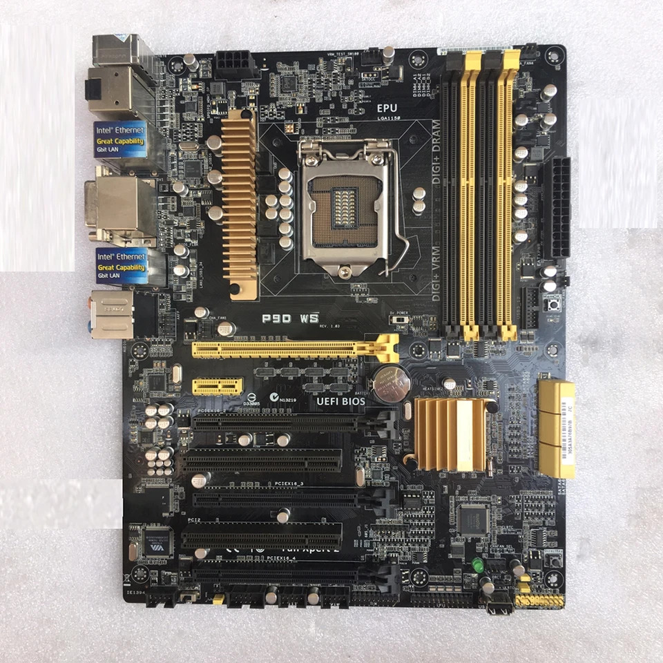 단일 채널 서버 마더보드 AS-US LGA1150 P9D WS