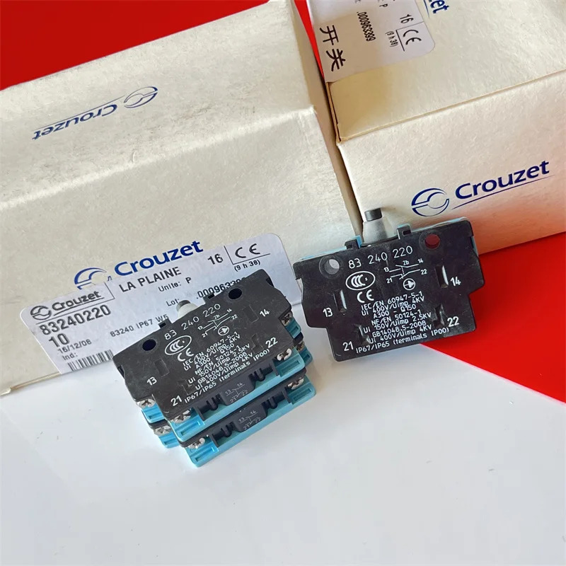 83240220 Crouzet 마이크로 스위치 10A 250V 나사