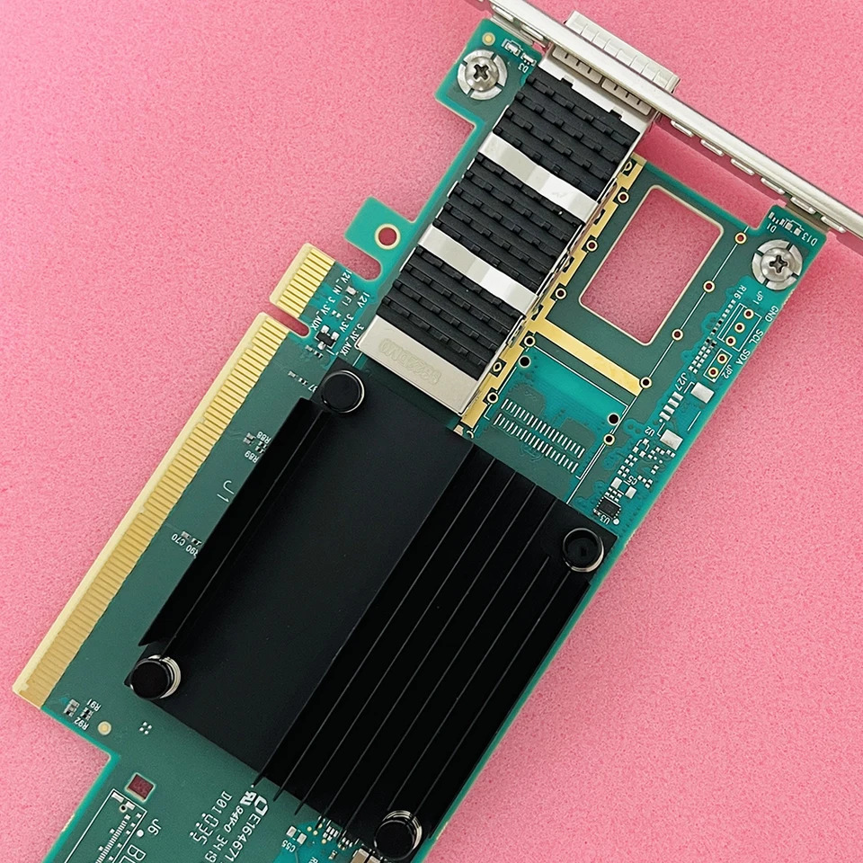 단일 포트 네트워크 카드 NIC CX653105A MCX653105A-EFAT ConnectX-6 EDR IB/HDR100/100GbE