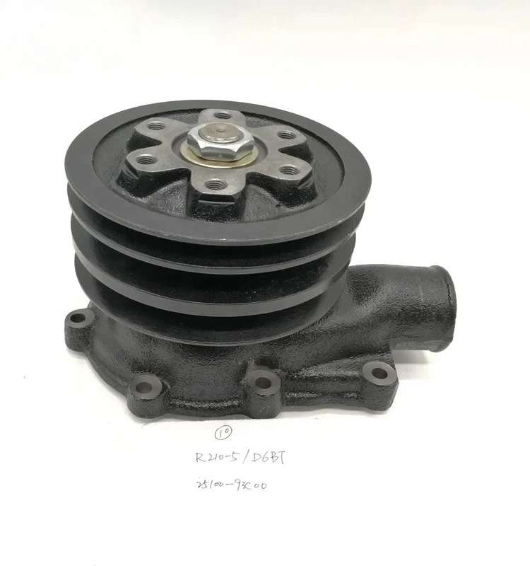 R210-5 굴삭기 D6BT D6BT-C 워터 펌프 25100-93C00