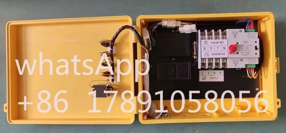 단상 디젤 발전기 컨트롤러 자동 시동 시스템 정지 기능 5 핀 10kW ATS 220V