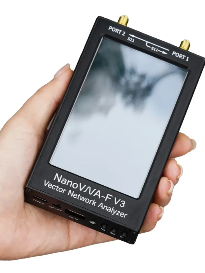 NanoVNA-F V3 벡터 네트워크 분석기 4.3 인치 HF VHF UHF SHF 탤런트 1M-6G