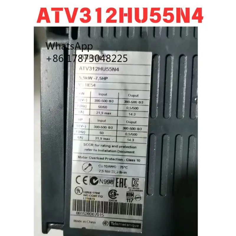 리퍼 ATV312HU55N4 주파수 변환기 기능 OK