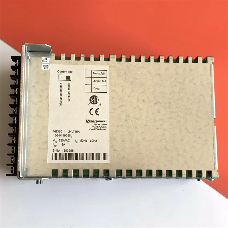 VB360-1 독일 VERO-POWER 스위칭 전원공급장치 136-011929K 24V 15A