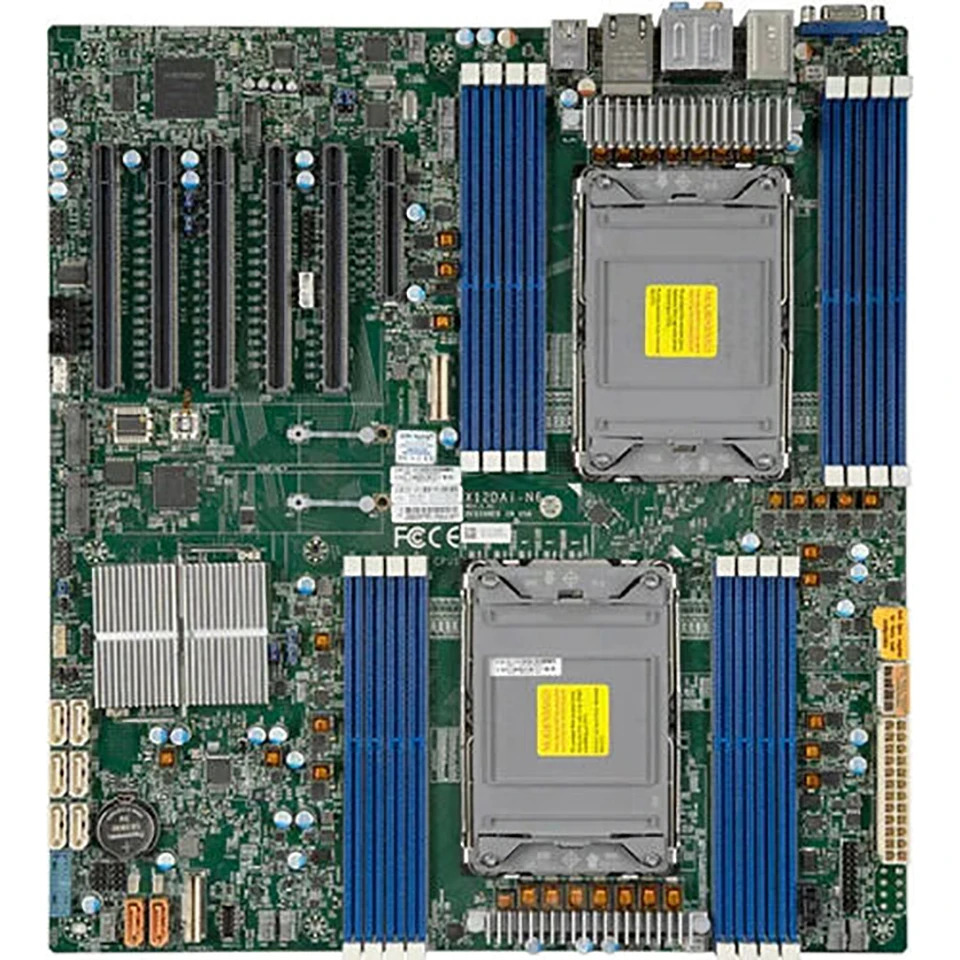 X12DAi-N6 워크스테이션 마더보드 슈퍼마이크로 양방향 LGA4189 C621A PCI-E 4.0 E- 지지대 3 세대 제온
