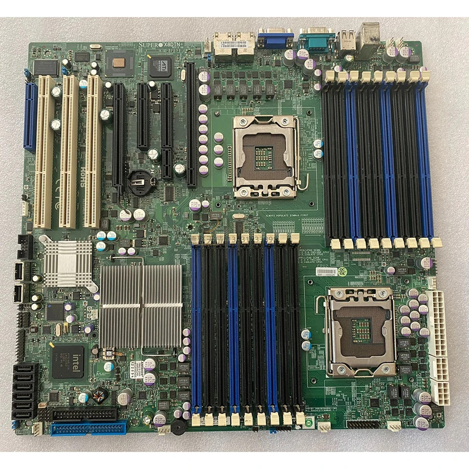 슈퍼마이크로 PCI-X 1366 DDR3 시스템 마더보드 X8DTN
