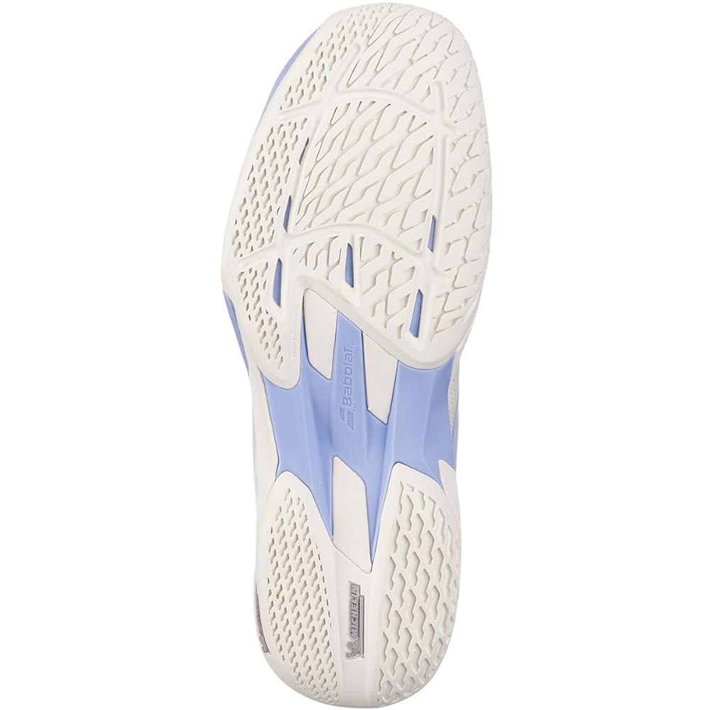 Babolat 여성용 Jet Mach 4 올 코트 크림/라벤더 테니스화, Lavender/White 5.5 - 상세 이미지 2