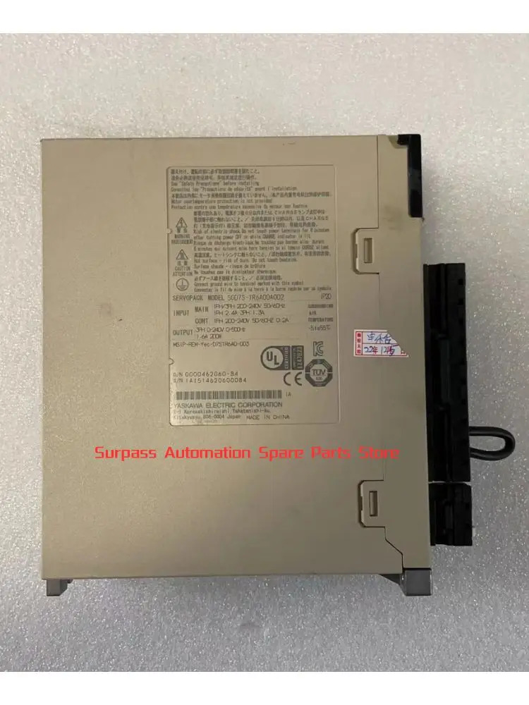 SGD7S-1R6A00A002 리퍼 서보 드라이브 200W 기능 작동 OK