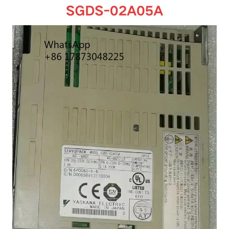 리퍼 SGDS-02A05A 서보 드라이버 기능 OK
