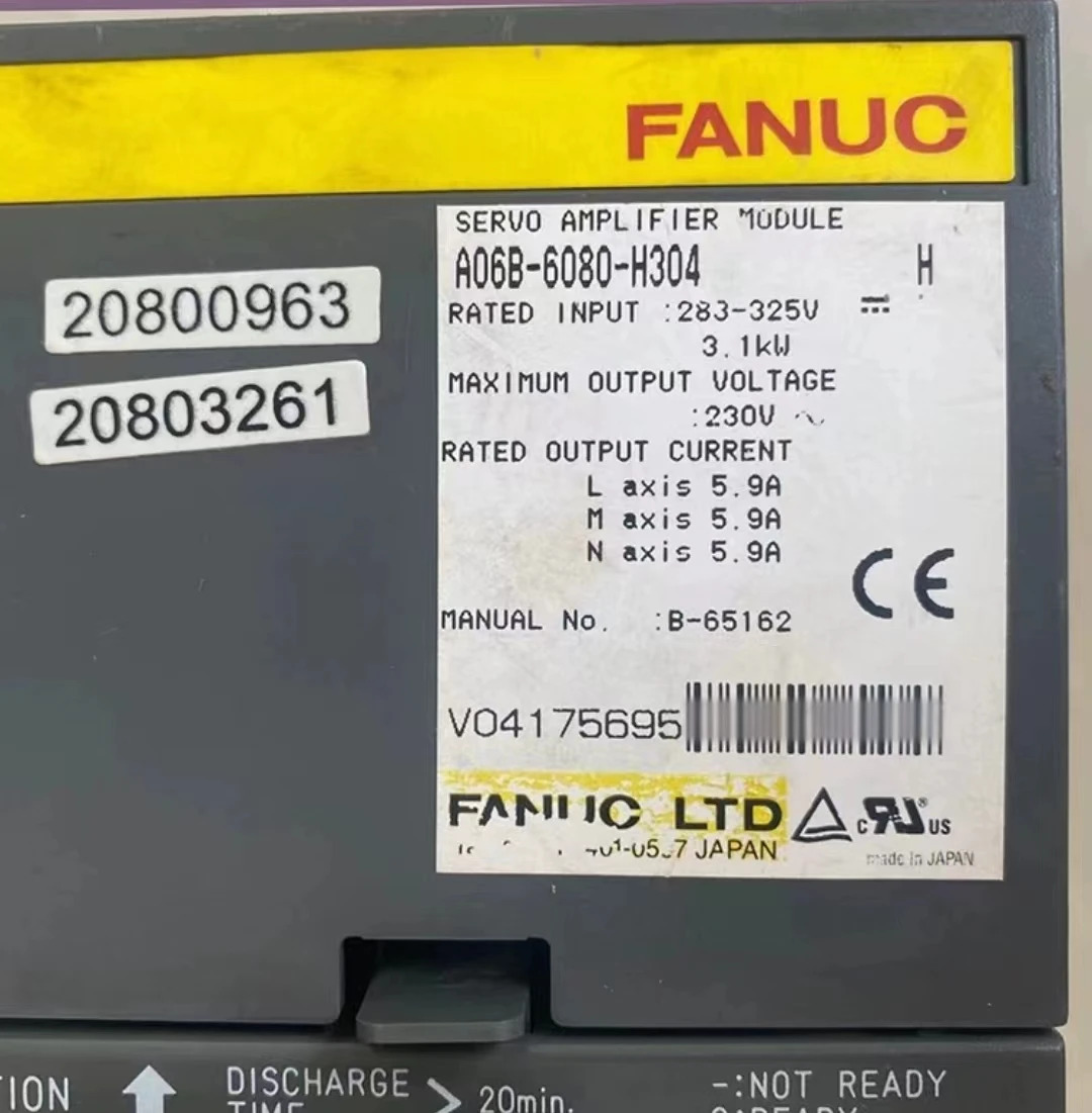 A06B-6080-H304 Fanuc 리퍼 드라이브 실행 기능 OK