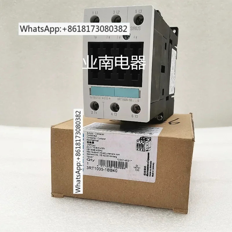 접촉기 3RT1034-1B 0 3RT1034 -1BB40 3RT1034-3BB40