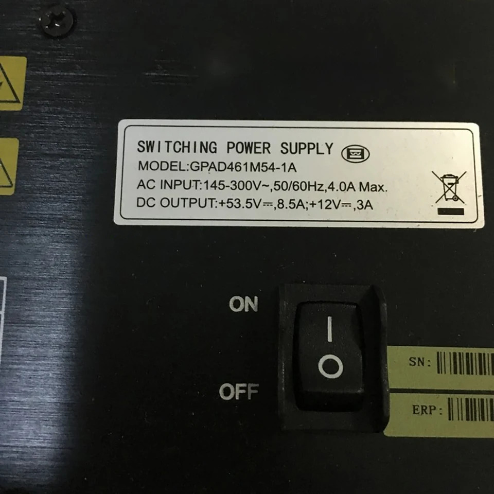 Goldpower GPAD461M54-1A 스위칭 전원공급장치 오리지널