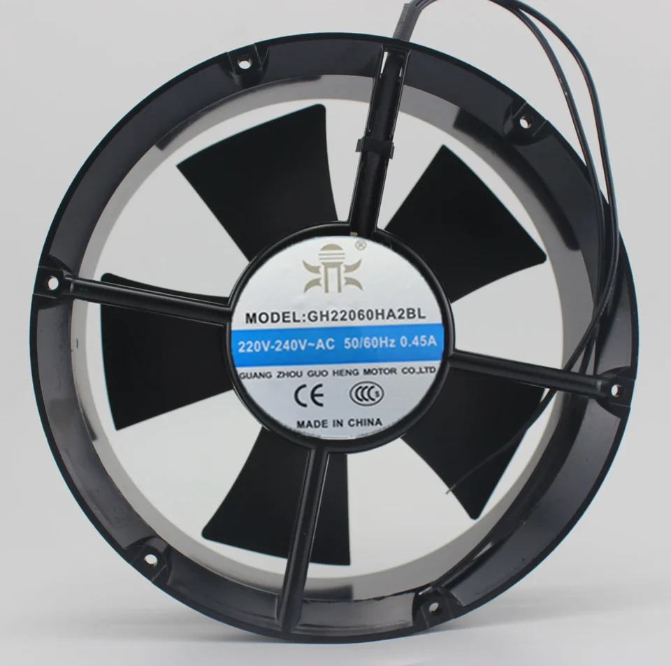 서버 냉각팬 GH20060HA2BL AC 220/240V 0.45A 200x200x60mm