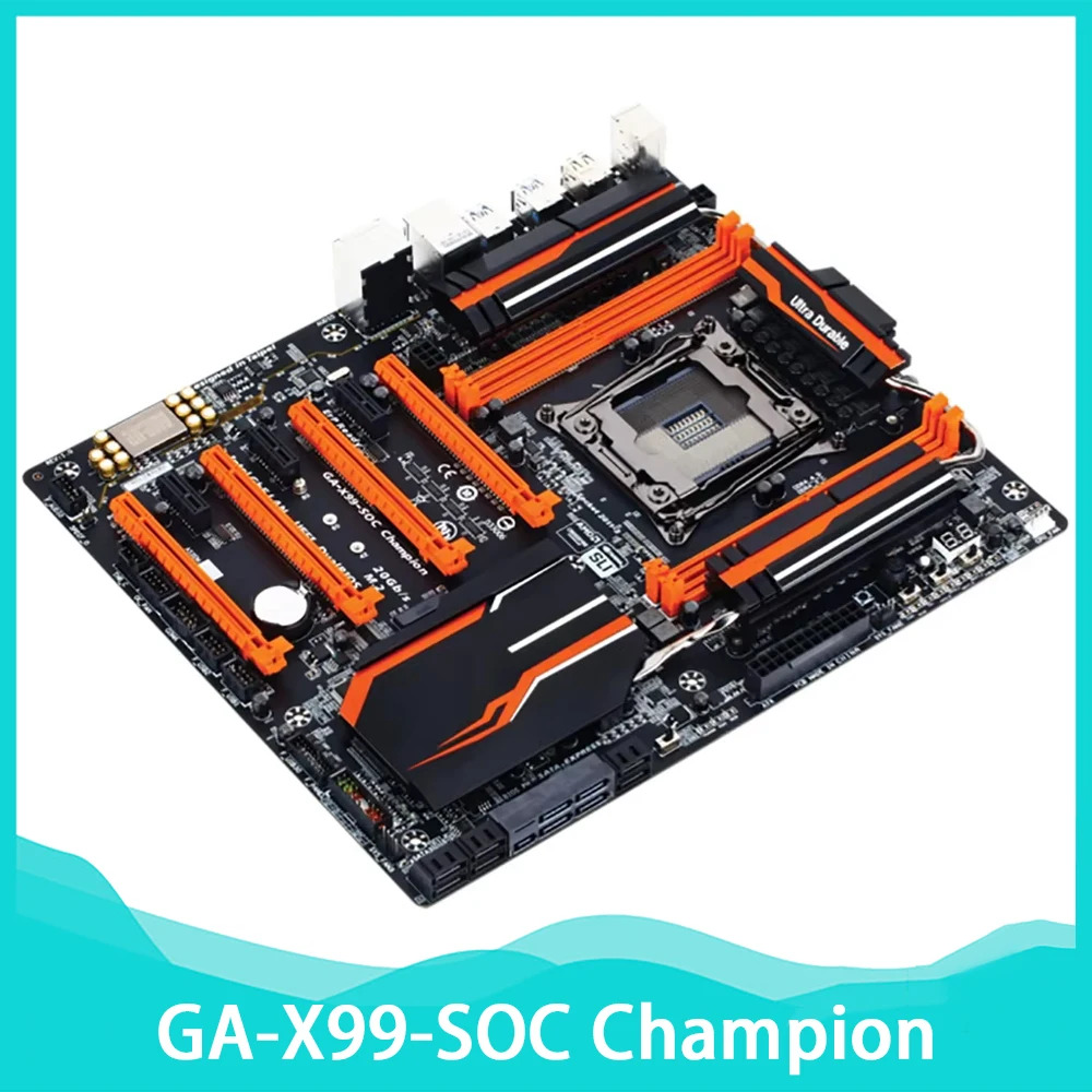 Gigabyte호환X99 데스크탑 마더보드 X99-SOC 챔피언 LGA2011-V3 DDR4 PC E- GA-X99-SOC
