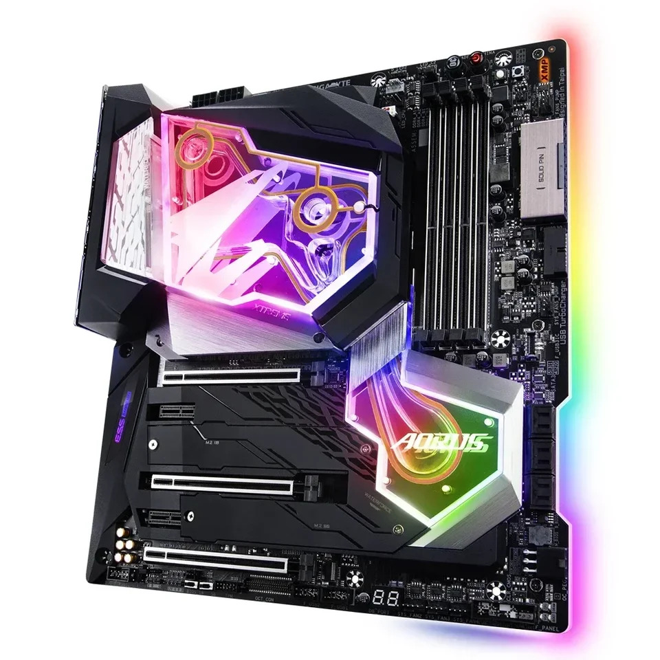 기가 바이트호환 Z390 AORUS XTREME 워터포스 마더보드 LGA1151 DDR4 128GB E- 신