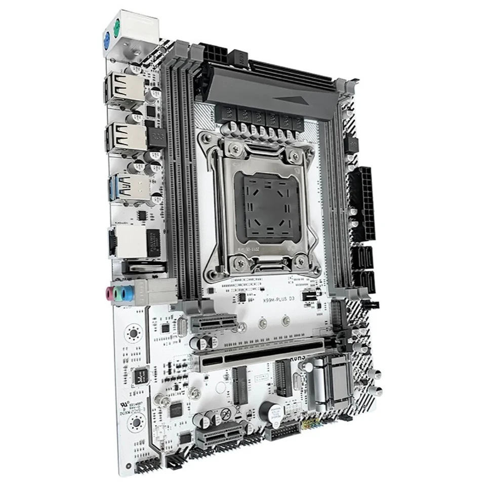 JGINYUE X99M-PLUS D3 LGA 2011-V3 X99 DDR3 128GB PCI-E 3.0 마이크로 데스크탑 마더보드