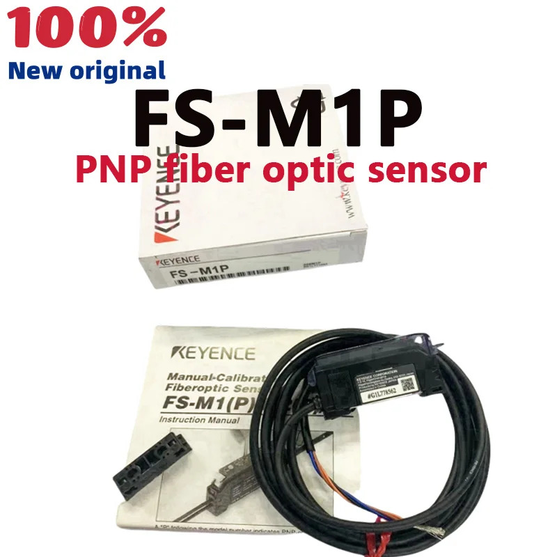 KEYENCE 오리지널 FS-M1P PNP 광섬유센서 증폭기 더 모델 를 환영