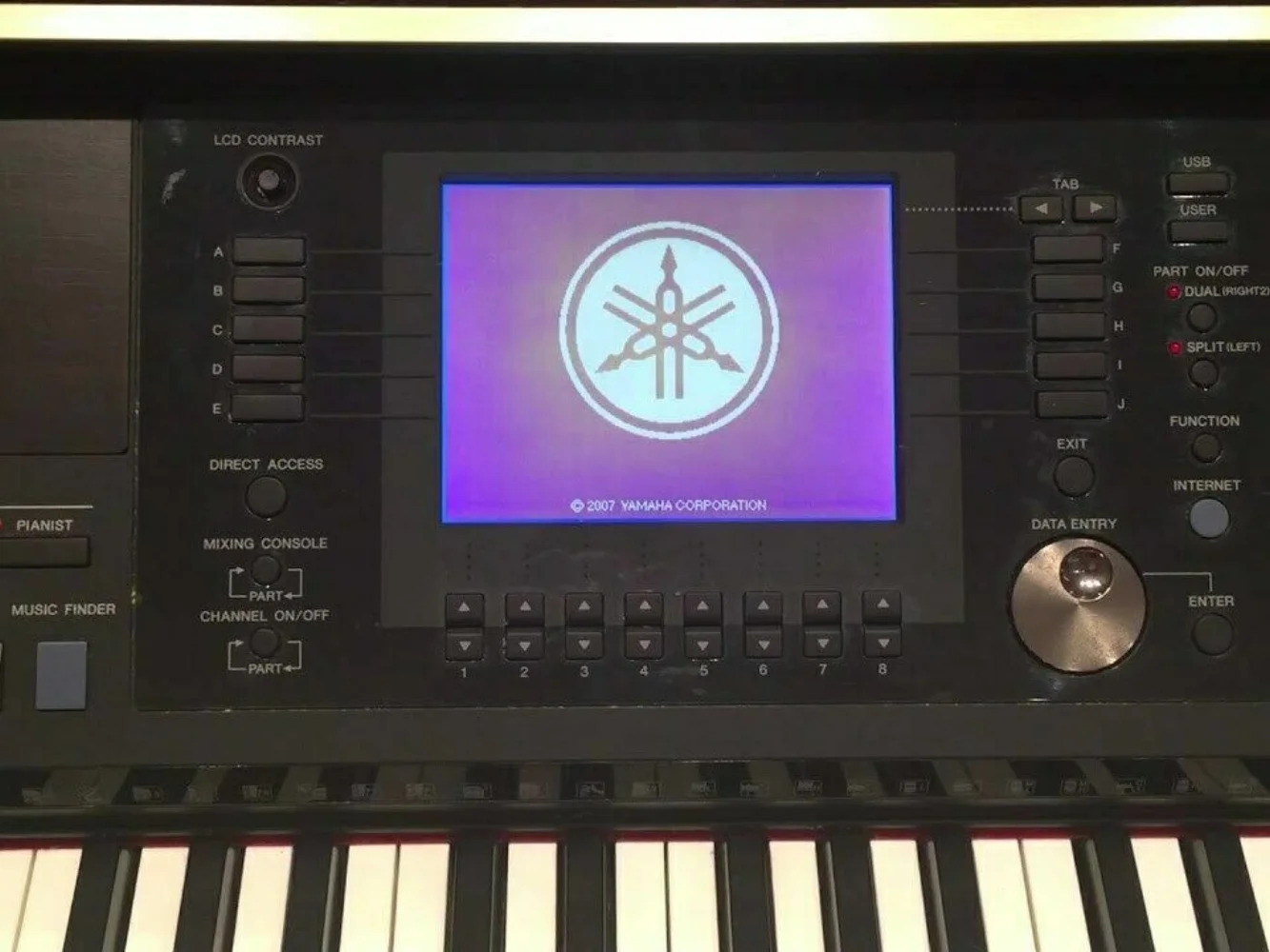 PSR-S950 LCD 디스플레이 패널