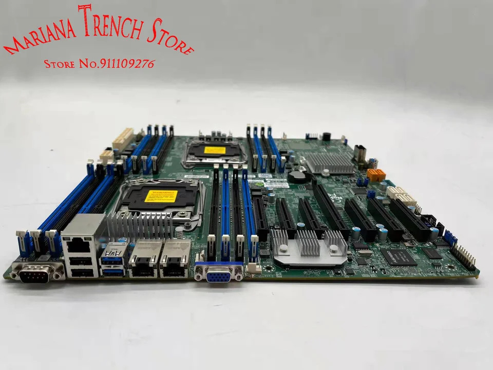 슈퍼마이크로 마더보드X10DRH-iT LGA2011 E5-2600 v4/v3 군DDR4 듀얼 포트 10GBase-T SATA3 6Gbps IPMI 2.0