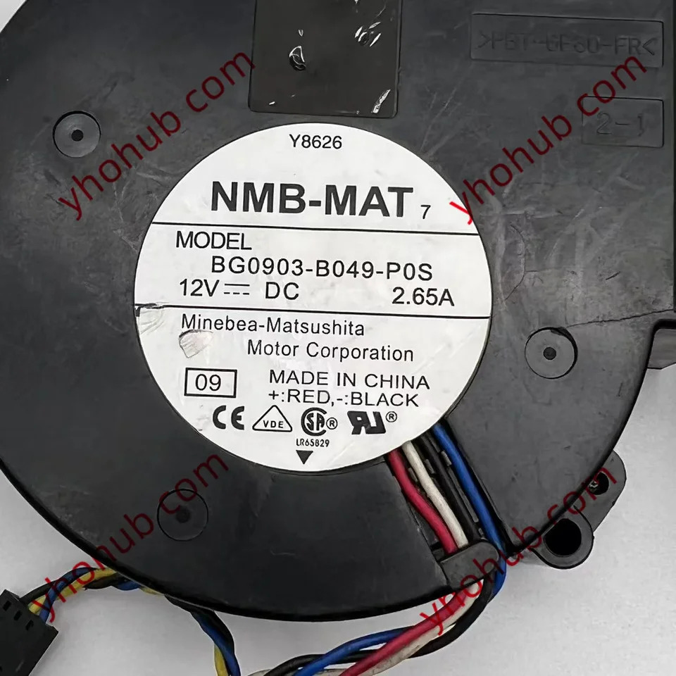 NMB-MAT 서버 냉각팬 PowerEdge 850 860 DC 12V X8934 PE850 BG0903-B049-P0S BG0903-B049-POS