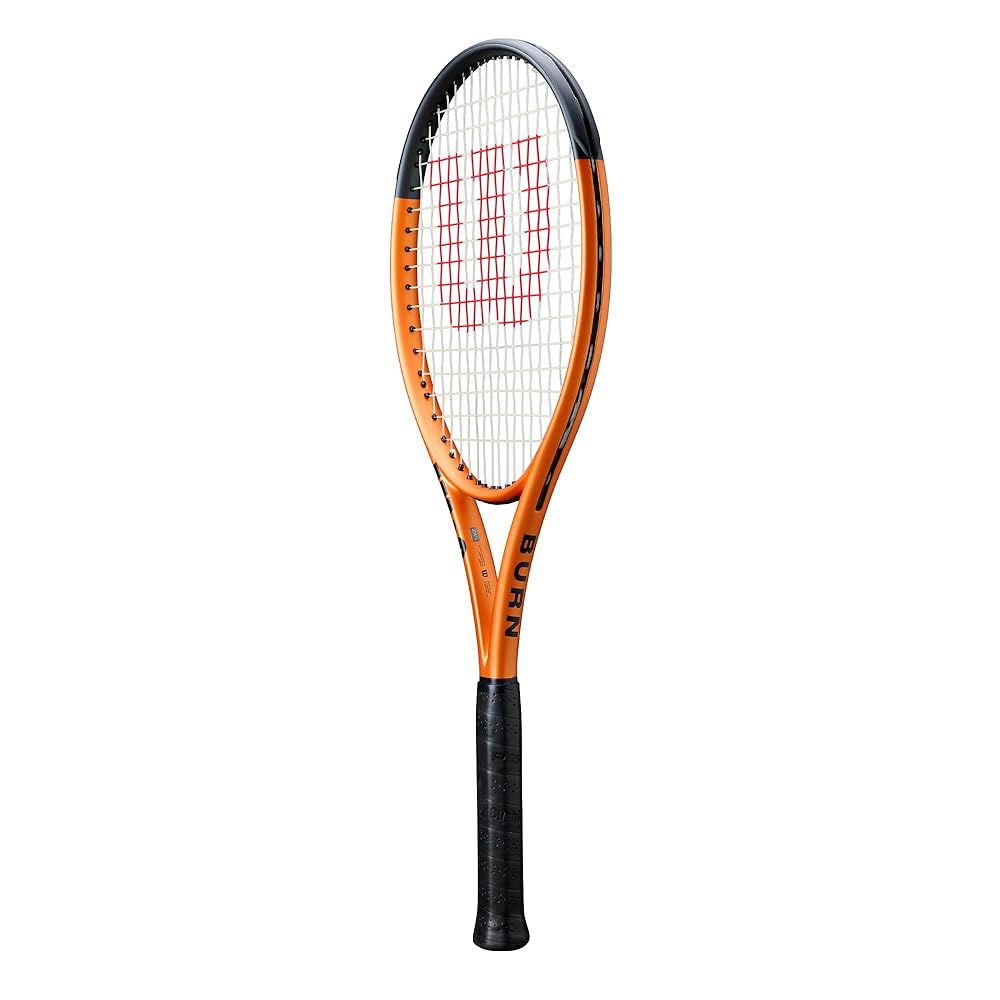 Wilson Burn V6 100LS 테니스 라켓 3.2cm(1-4 - 그립 1/8인치) 오렌지, 사이즈 - 상세 이미지 2