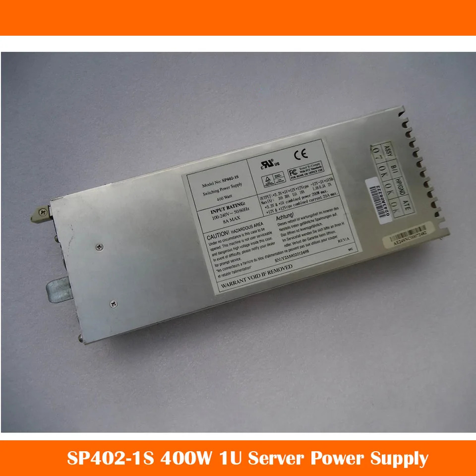 Supermicro SP402-1S 작동 스왑 서버 전원공급장치 전 완전 리퍼 400W 1U