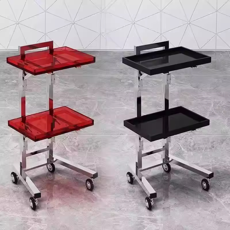치과 트롤리 선반 웨건 이동 바퀴 수납 진료 트레이 - 상세 이미지 2