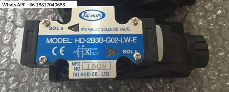 TAIHUEI 유압 솔레노이드 밸브 HD-3C2/3C4/3C6-G03-DLHD 2B2 G02 LW F