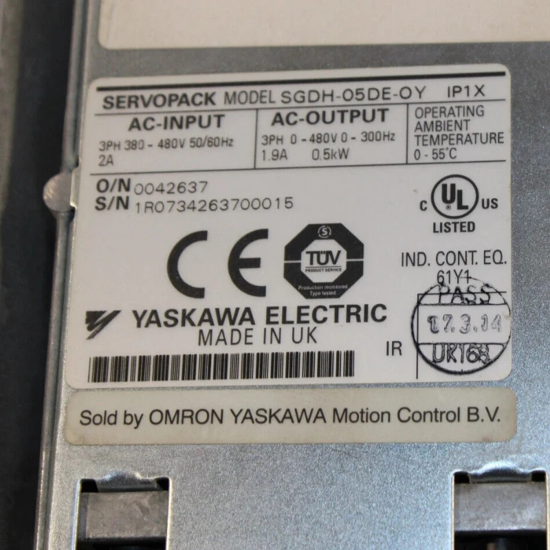 SGDH-05DE-OY Yaskawa 서보 드라이브